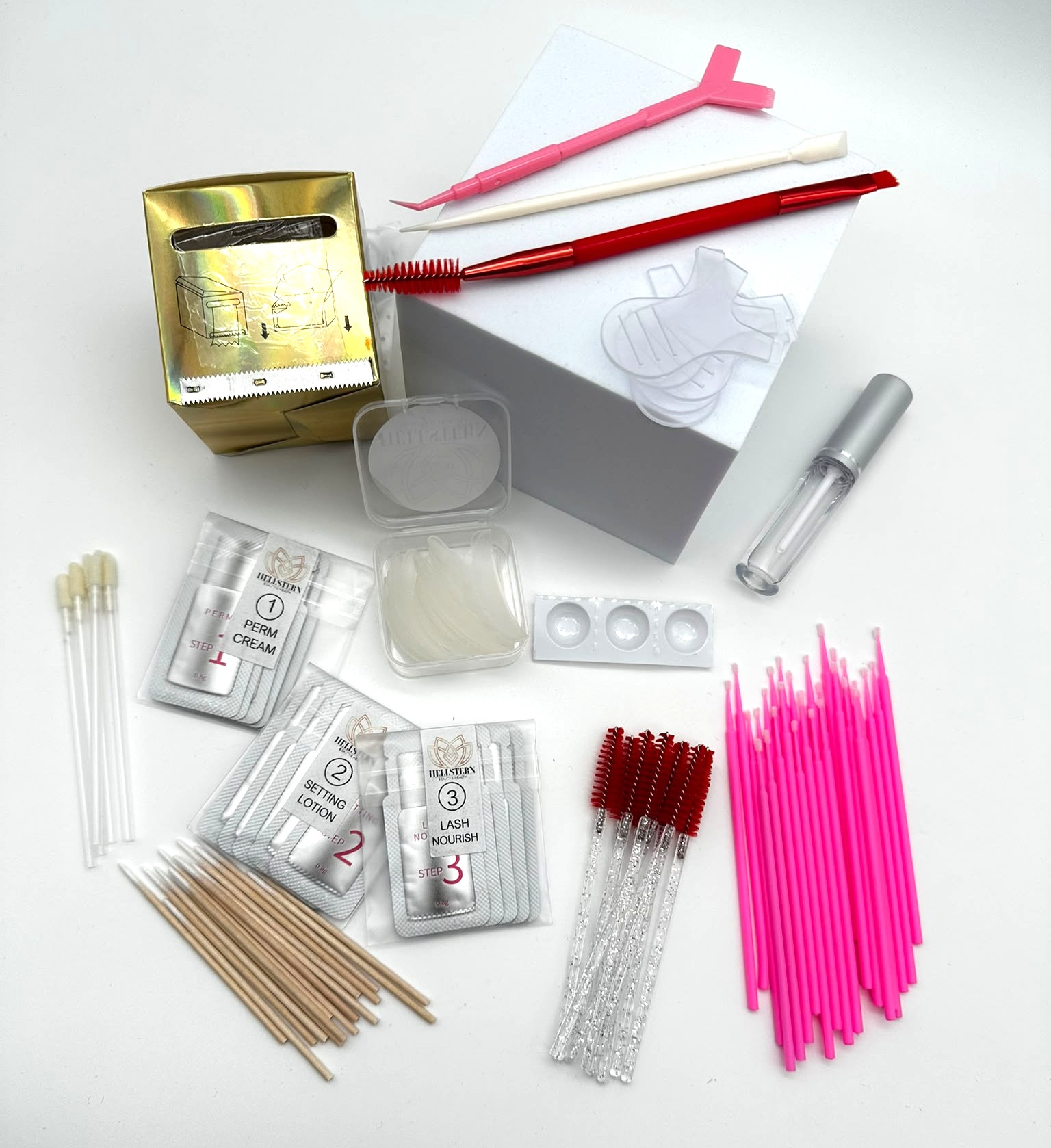 Lashlifting & Browlifting Set Rot incl. Onlineschulung
