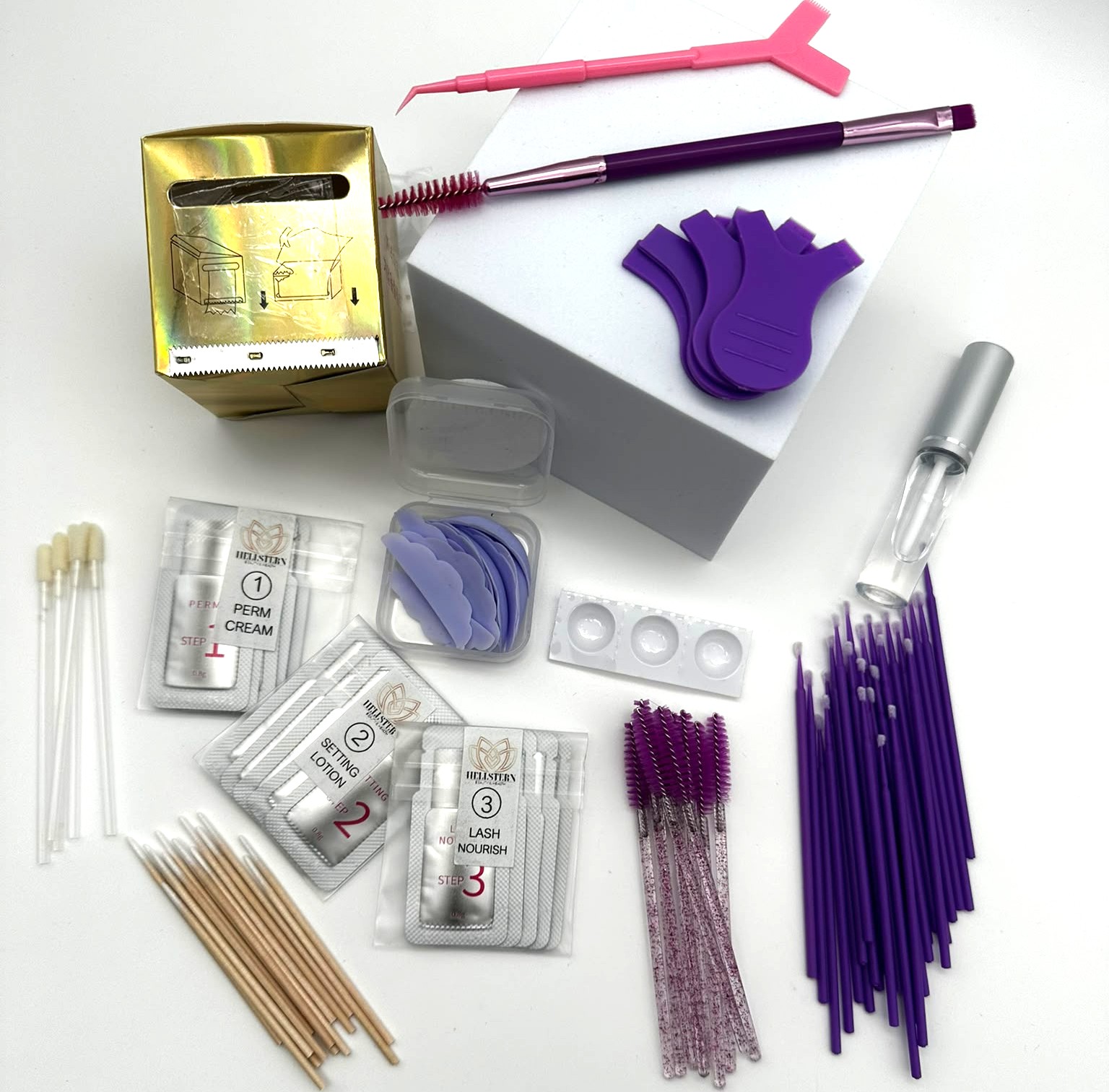 Lashlifting & Browlifting Set Lila incl. Onlineschulung